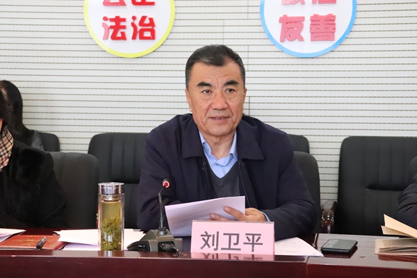 常务副校长刘卫平代表市委党校班子作问题整改情况汇报以及检视剖析.JPG