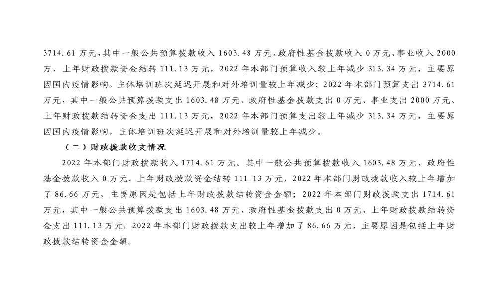 中共延安市委党校2022年部门预算公开 第 7 张