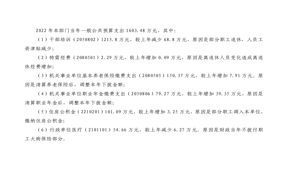 中共延安市委党校2022年部门预算公开 第 9 张